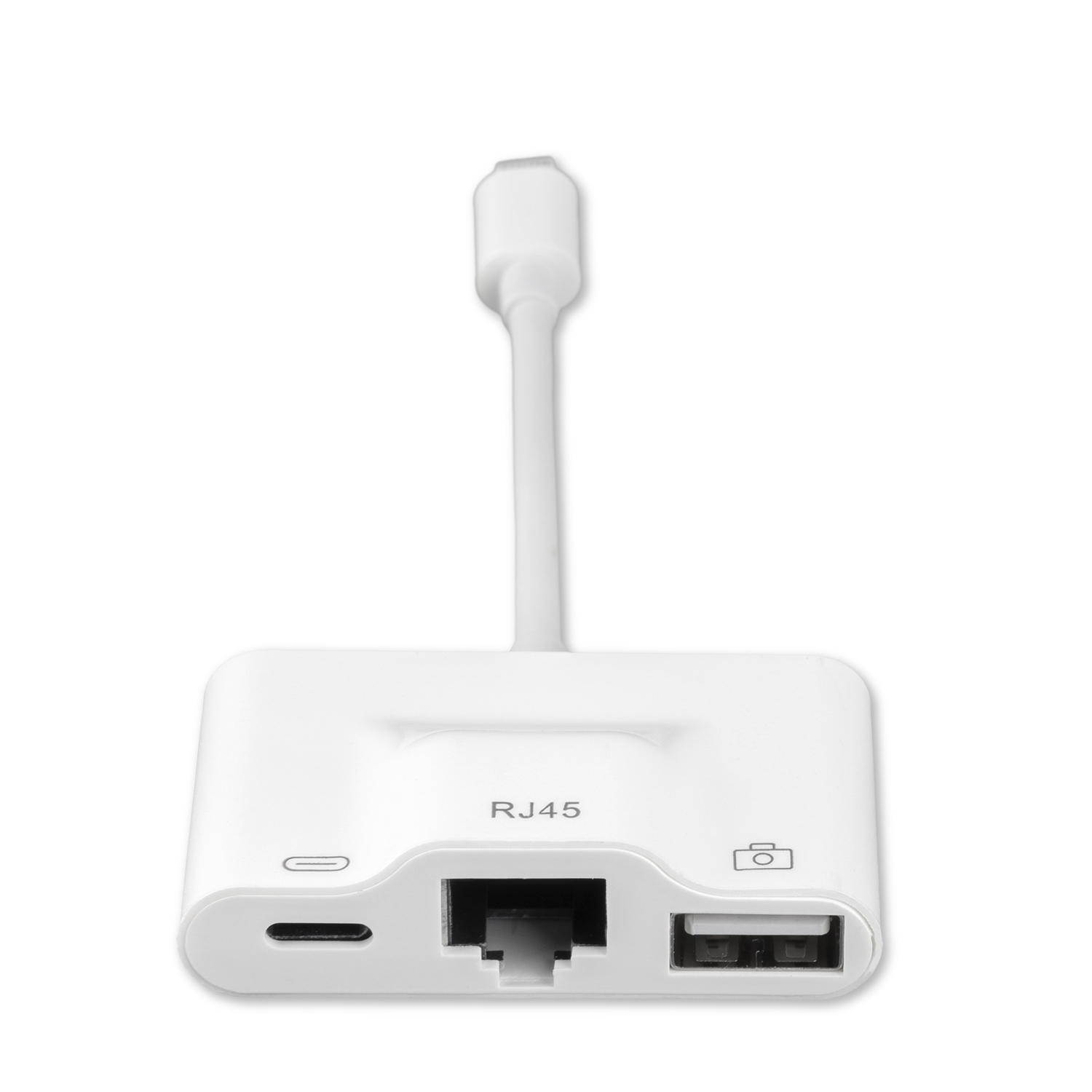 3in1 Hub Lightning to USB TypeA and Lightning white 4Smarts